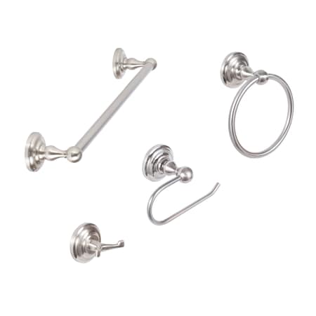 Sure-Loc Hardware Sure-Loc Hardware Boulder Series Bath Set, Single Post, Satin Nickel BL-SET-PH1 15